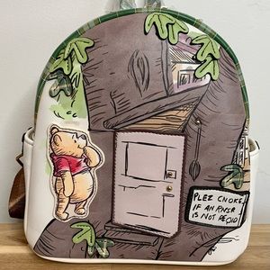 Danielle Nicole Winnie the Pooh backpack BNWT like Loungefly with free pin